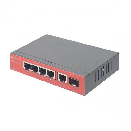 PoE switch Wi-Tek WI-PCES306GF, 6 порта