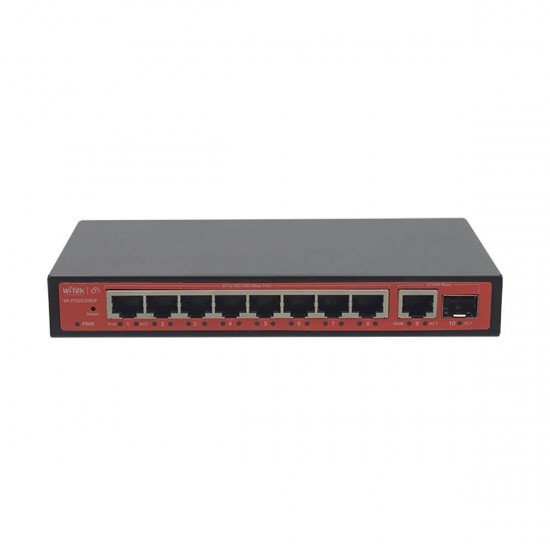 PoE switch Wi-Tek WI-PCES308GF, 10 порта