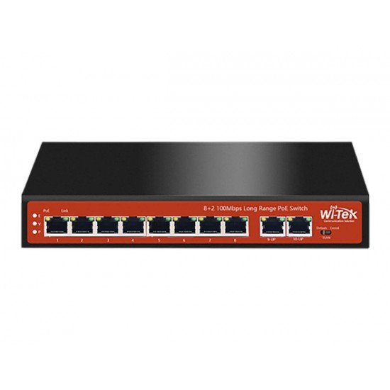 PoE switch Wi-Tek WI-PS210H, 10 порта