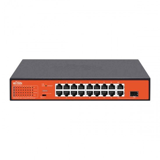 PoE switch Wi-Tek WI-PS518G V4, 19 порта