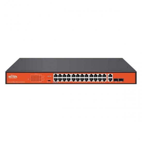 PoE switch Wi-Tek WI-PS526G V4, 28 порта